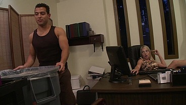 Shawnee Lenee Plays The Role Of A Horny Secretary And Pleases The Boss With Her Pussy And Boobs