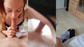 retour sur un plan rapide, mon cocu etais au travail tu aurais voulu que je te ...