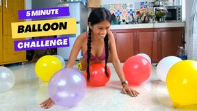 5 Minute Balloon Popping Challenge (SD WMV)