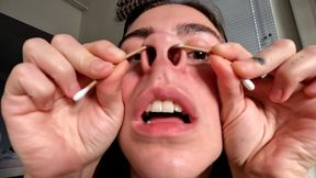 Penetrating my nosetrils