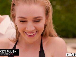 VIXEN Breasty Blond Kendra Cheats With Her Boss