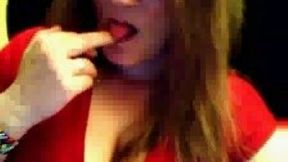 This milfy Norwegian lady thinks she has nice big boobies