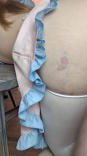 A slutty Russian woman brazenly cheats on her boyfriend   Clip 1