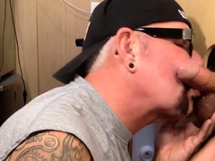 Gloryhole amateur DILF loves sucking rod