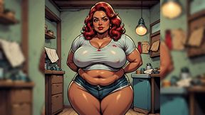 BBW Chubby Babe Art