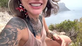 Squirt and Cumshot in Mouth in Ibiza