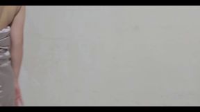 Indonesian Porn Trying on a New Satin Dress While Having Sex