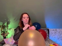 SneezeGoddess - Party Time Balloon Blowing and Hand Pumping