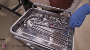 Inanna Justice and Miss Lupa Subject Bound Trans Femme Patient to Utheral Sounding and Anal Penetration - Double Domme Medfet Part 4
