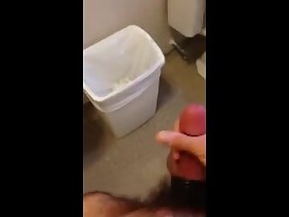 Osazo barbudo se pajea en wc publico