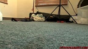 Jamie Rae was out for a walk and now she’s Gagging on Cock