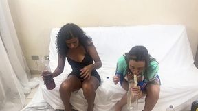 amateur extreme vol 3 with vitoria beatriz and ob slave nat playing with puk&, drinking piss and get manhandled pov style