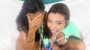 amateur extreme vol 3 with vitoria beatriz and ob slave nat playing with puk&, drinking piss and get manhandled pov style