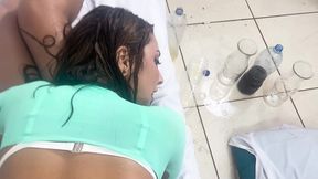 amateur extreme vol 3 with vitoria beatriz and ob slave nat playing with puk&, drinking piss and get manhandled pov style