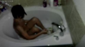 sao kirito solo bath moment