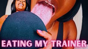 Vored my Personal Trainer ft Queen Ava - A same size vore scene featuring: mouth fetish, big belly, bloated belly, digestion, role-play, and belly fetish - 1080 MP4