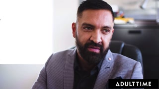 ADULT TIME - Bisexual Boss Gives Naughty Assistant A Facial With Her BF's Help! MMF THREESOME!