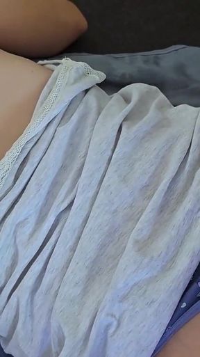 You Can Rub My Pussy with Your Dick but Don't Cum Inside Please!