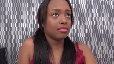 The ebony goddess Paris finishes with pussy drilled by a penis