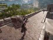 greek stud swings around spear 37