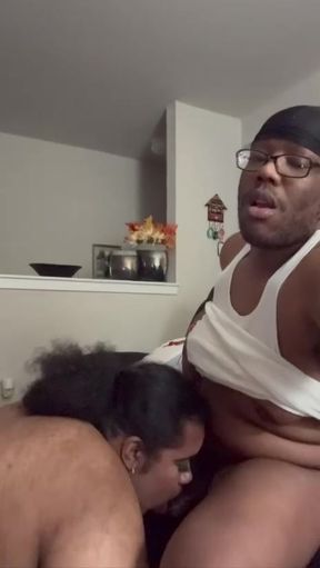 Sissy chub throating dick
