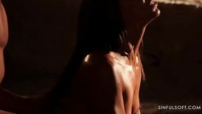 Greek god come to earth and makes love to amazing beauty