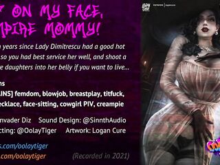Lady Dimitrescu - Sit on my face, Vampire Mama! (eighteen EroAudio)