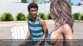 AWAM - Sam massage lotion on Sophia back