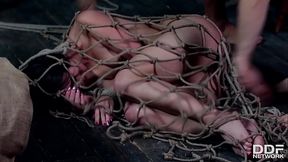 Kristy Black, a petite and innocent-looking teen with hard nipples, gets