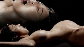 Emiri Momota Cumflation - Asian Babe Taking Load After Load of Cum Inside Her Pussy and Belly