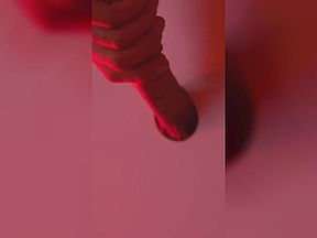 Glory hole handjob to a stranger in the toilet