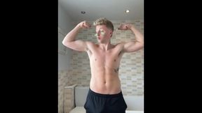 Steamy Youngster Jerksoff After Football