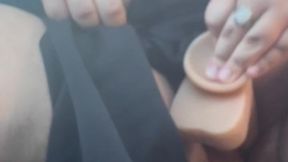 Squirting in the car