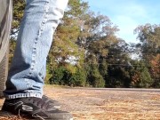 Flashing dick and cruising the park