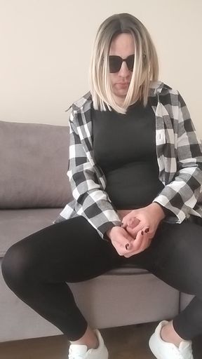 Beautiful girl with a dick