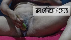 Batasi Bhabhi fucking herself with Brinjal