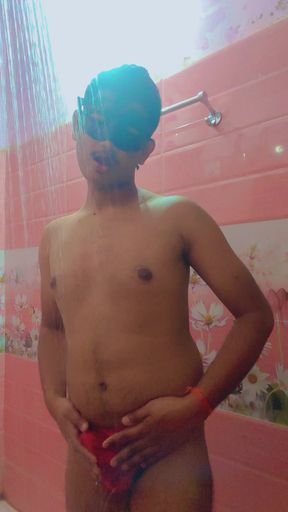 Addleeji - Wet &amp; Wild Shower Show Soapy &amp; Underwater Teasing