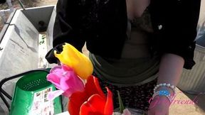 On a date with the super sexy Zoey Jpeg playing her hairy pussy and taking piss