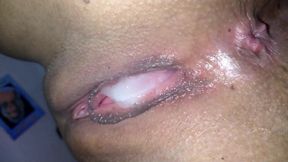 fucking in a rough doggy style to the cheating wife until creampied her pussy without condom even when the condoms were there