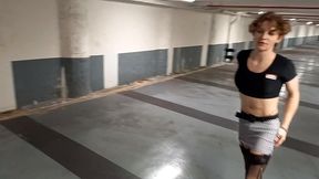 my petite blonde fucked in the parking get hot facial