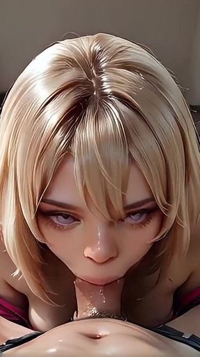 POV Blowjob & Deepthroat: Real Sfx & Cumshot Finale