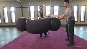 Hot Bi Hunk's First Time Being Bound and Edged