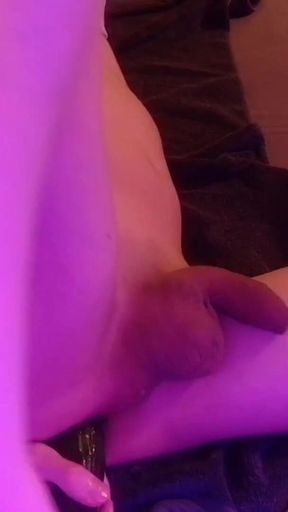 Riding Cucumber for a Huge Belly Bulge!