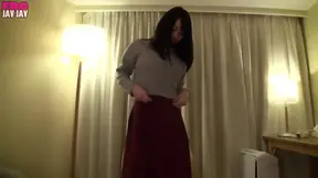 Amateur GF sucks cock and shows big tits
