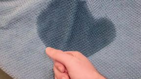 Up Close and Slow-mo, Solo Piss and Cum From 3 Angles