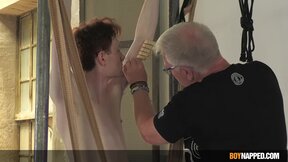 Boynapped - Servicing Hard Master Part 2: Skinny Sub Takes Pinching And Ass Stre