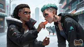 Watch Naughty Black Babes Enjoy a Popshot Feast Fueled by Porn!