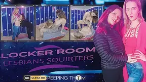Kimberly and Melody - Squirting Locker Room Lesbians - PeepingThom