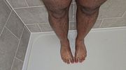 Pissing on my feet