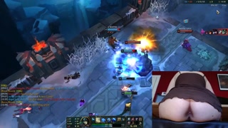 I show my stretched butthole while I play League of Legends #17 Luna